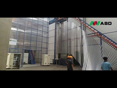 Gas Heating Powder Coating Production Line For Aluminium Profiles