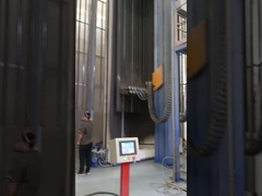 완전 자동 파우더 코팅 기계 수직 알루미늄 프로필 파우더 코팅 생산 라인