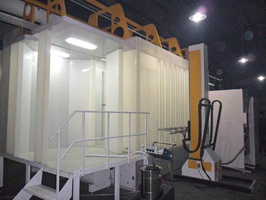 Electrostatic Automatic Powder Coating Plant Natural Gas Heating
