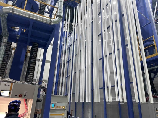 On-line pre-treatment Vertical Powder Coating Lines with Full-Automatic Powder Coating System and Surface Treatment