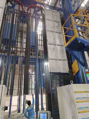Intelligent High-Capacity Vertical Powder Coating Line for Aluminum Profiles