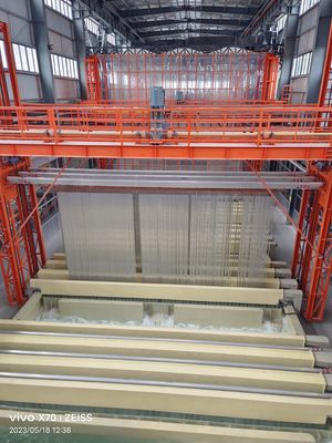 Upper Monitor Control System Full-Automatic Vertical Anodizing Production Line for Aluminum Profiles