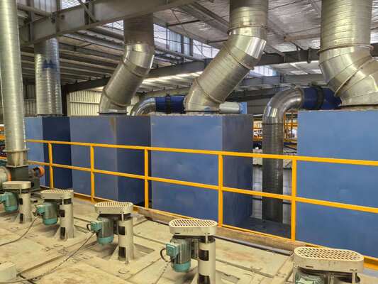 Oven Top Circulation System Vertical Powder Coating Line High-performance for Aluminum Profiles